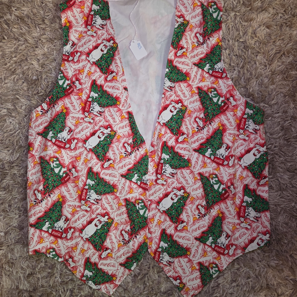 Festive Coca-Cola Christmas Vest